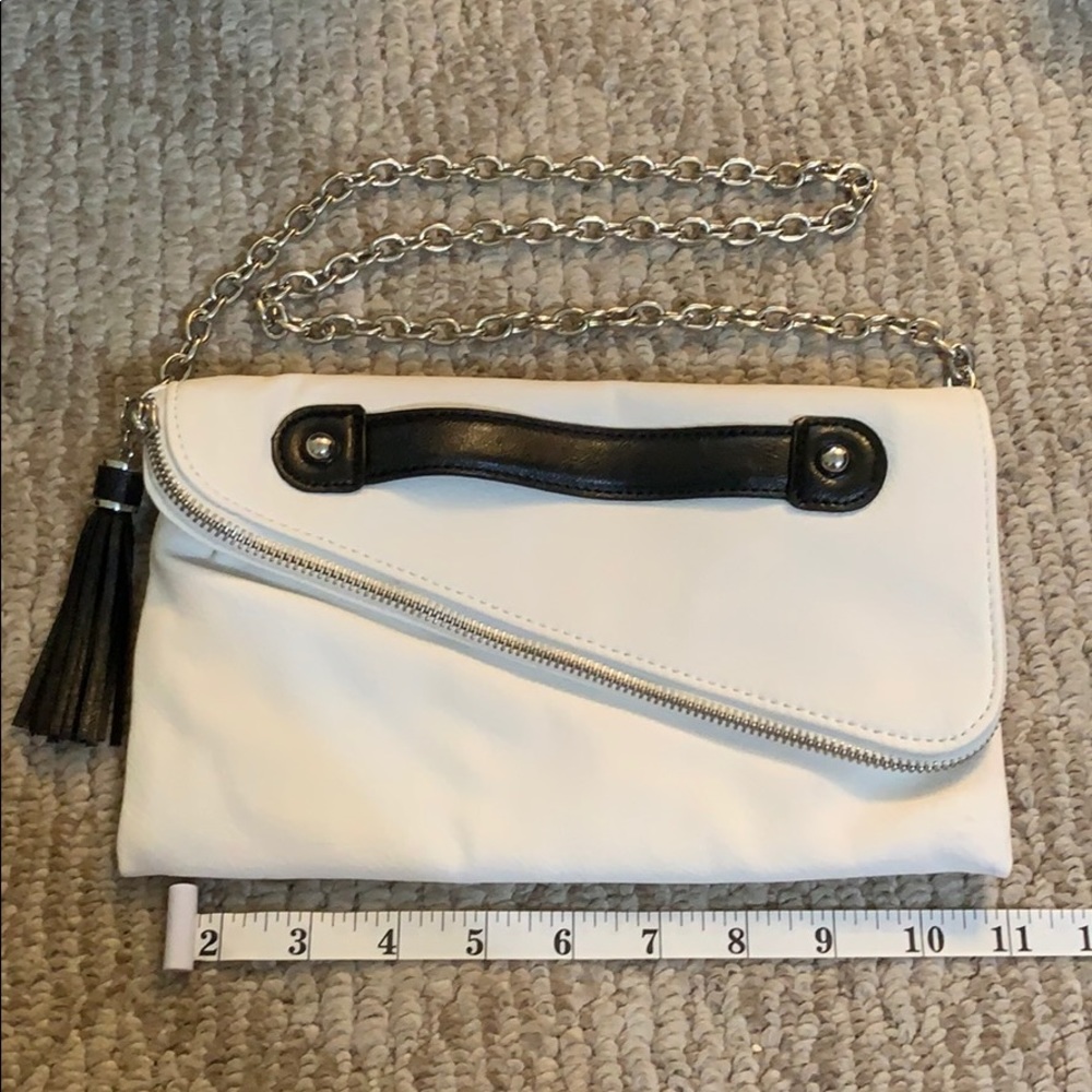 Brand new white Aldo clutch